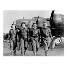 WASP - WOMEN AIR SERVICE PILOTS WW II POSTCARD