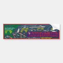 Waste Placard Bumper Stickers