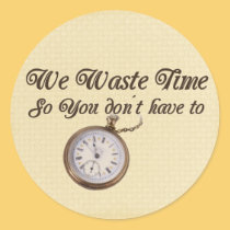 Wasted Time stickers