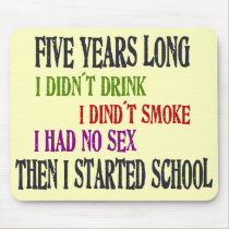 Wasted Years mousepads