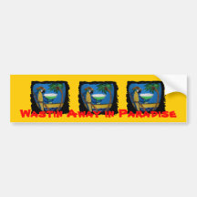 Wastin Away Parrots Bumper Stickers