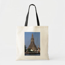 Wat Arun, Bangkok, Thailand Canvas Bags