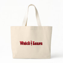 Watch and Learn Canvas Bag