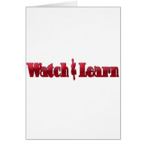 Watch and Learn Card