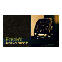 Watch, Clock Repair Business Card