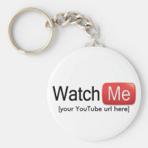 Watch Me on YouTube! Template Key Chains