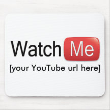 Watch Me on YouTube! Template Mouse Pads