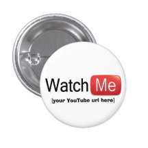 Watch Me on YouTube! Template Pins