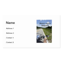 Watch out for Bikers Business Cards
