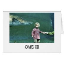 Watch out for Jaws Greeting Card