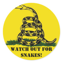 Watch out for snakes!