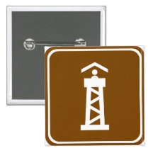 Watch Tower Highway Sign Pin