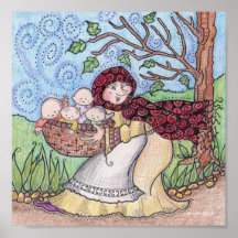 Watch Your Grandbabies Ukrainian Folk Art Posters