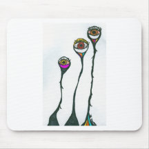 Watchful Eyes, who is watching you? Surrealistic Mouse Mats