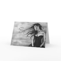 Watching it fly Greeting Card