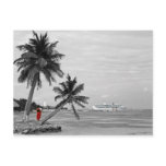 Watching the cruise ships postcards