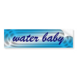 Water Baby bumper stickers