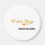 Water Bay Virgin Islands Classic Fridge Magnets