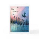 Water Birds, With Sympathy... Card