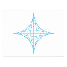 Water (blue) postcard