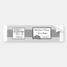 Water Bottle Label His/Hers Diamond Wedding Band R Bumper Stickers