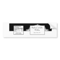 Water Bottle Label Summer Love and Sea Shells Bumper Stickers
