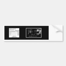 Water Bottle Label Sweet 16 Silver Black Bumper Sticker