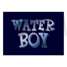 Water Boy Greeting Card