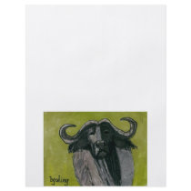 Water Buffalo, Africa Flyer