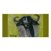 Water Buffalo, Africa Picture Card