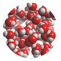water cells round stickers