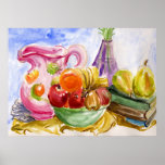 Water Color Still Life Canvas Print