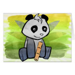 Water Colour Panda Card