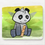 Water Colour Panda Mousepad