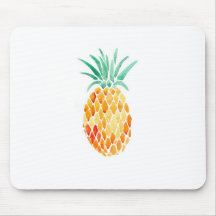 Water- Colour Pineapple Mousepad