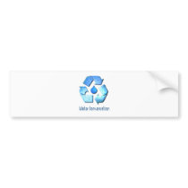 Water Conservation Bumper Sticker