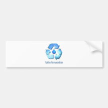 Water Conservation Bumper Sticker