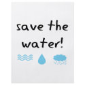 Water Conservation design! flyers