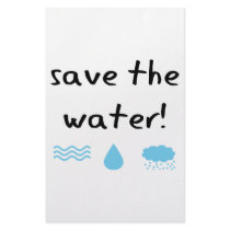 Water Conservation design! Customized Stationery