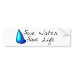Water conservation! Ecology products! Bumper Stickers