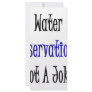 Water Conservation Is Not A Joke Rack Card Template