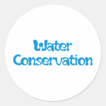 Water Conservation Products & Designs! Sticker