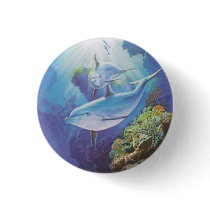 Water Dolphin Button