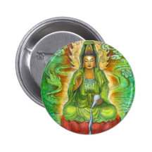 "Water Dragon" Kuan Yin Buton Pins