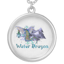 Water Dragon Personalized Necklace