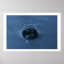 water droplet poster