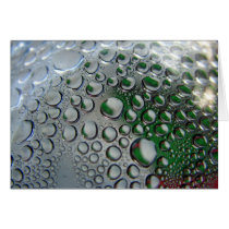 Water Droplets Greeting Card cards