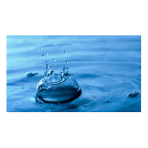 Water Droplets Splash Abstract Background Business Cards