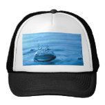 Water Droplets Splash Abstract Background Trucker Hats