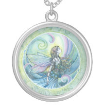 Water Element Fairy Pendant Necklace